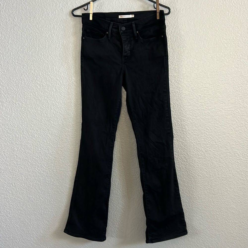 Levi’s 315 Shaping Bootcut Jeans Black Size 27
